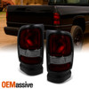Fits 94-01 Ram 1500/2500/3500 Pickup Dark Red Taillights Brake Lamps Replacement
