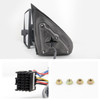 2x Power Heat [Sequential Turn] Chrome Towing Mirror For 14-18 Silverado Sierra