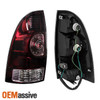 Fits 2005-2015 Tacoma Pickup Dark Red LED Tail Lights Brake Lamps Assembly