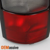 Fits 2000-2006 Suburban Yukon Tahoe Red Clear Tail Lights Replacement Pair