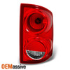Fit 05-11 Dodge Dakota Red Clear Tail Lights Passenger Side Replacement