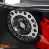 Fit 96-00 Honda Civic 2Dr Coupe Black LED Tail Lights Brake Lamps Repalcement