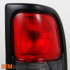 Fit 1994-2002 Dodge Ram 1500 2500 3500 Truck Red Clear Tail Lights Replacement