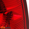 Fits 2009-2018 Dodge Ram Pickup Red Clear Rear Tail Lights Brake Lamp LH+RH Pair