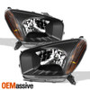 Fits 2001 2002 2003 Toyota RAV-4 Black Bezel Headlights Headlamp Replacement