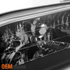 Fits 93-97 Corolla Black *JDM Version* Headlights + Amber Corner Signal Lamps