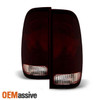 Fit 1997-2003 Ford F150 / 1999-2007 Ford Super Duty Pickup Red Smoked Tail Light