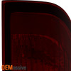 Fit 1997-2003 Ford F150 / 1999-2007 Ford Super Duty Pickup Red Smoked Tail Light