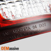 Fit 1997-2003 Ford F150 / 1999-2007 Ford Super Duty Pickup Red Smoked Tail Light