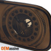 Fit 92-95 Honda Civic 2Dr 4Dr Smoked LED Ring Style Tail Lights Replacement