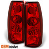 Fit 88-00 C/K C10 GMC Sierra Yukon Pickup Truck LED Red Clear Tail Light Lamps