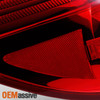 Fits 06-10 Sienna Headlights Replacement Pair + Red Lens Outter Piece Tail Light