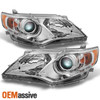 Fits 12-14 Camry Projector Headlights Driver + Passenger Replacement light Lamps
