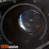 Fits 07-08 Maxima Sedan Replacement Black Projector Headlights lamps Left+Right