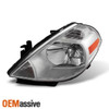 Fits 07-12 Versa Amber Chrome Clear Headlights Lamp Driver/Left Side Replacement