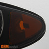 Fit 97-03 Pontiac Grand Prix Black Smoke Headlights Headlamps Replacement