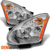 Fits 2008-2014 Rogue Factory HID Type Headlights Replacement Left + Right Pair