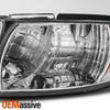 Fits 97-03 Grand Prix 2/4Dr Headlights Lamps Replacement Left+Right 1997-2003
