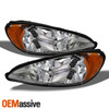 Fit 1999-2005 Pontiac Grand AM Headlights Replacement  2000 2001 2002 2003 2004