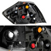 Fits 07-09 Altima 4Dr Sedan Black Headlights + Black Tail Lights Pair Set