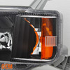 Fits 2004 05 06 Scion xB bB Black Bezel Headlights HeadLamps Replacement LH + RH