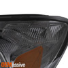 Fits 2003-2005 4Runner 4-Runner Smoked Headlights Lamps Replacement Pair LH+RH