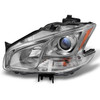 Fits 09-15 Maxima Sedan Halogen Type Projector Headlight Driver Left Replacement
