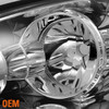 Fits 05-06 Toyota Camry LE | XLE Chrome Bezel Passenger Right Headlight Set