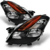 Fits 08-09 Altima 2Dr Coupe Halogen Headlights Replacement 2008-2009 Left+Right