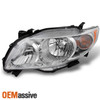 Fits 09-10 Toyota Corolla Base | LE | XLE Left Side Chrome Headlight Replacement