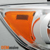 Fits 09-10 Toyota Corolla Base | LE | XLE Left Side Chrome Headlight Replacement