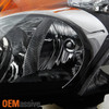 For 2007-2009 Altima Sedan Halogen Black Smoked Headlight + Black Tail Lamp Pair