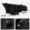 Fit 2003 2004 2005 2006 2007 ION 2 Doors Black L+R Side Headlights Assembly