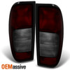 For 01-04 Nissan Frontier OE Style Headlights & Tail Lights Dark Red Housing