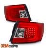 Fit 08-11 Subaru Impreza 12-14 WRX Projector Headlights +  Red Tail Lens Combo