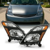 Fits 2006-2009 Toyota Prius Black Headlights Headlamp Driver-Passenger Assembly