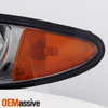 Fit 1997-2003 Grand Prix Smoked Headlights Replacement w/Corner Signal Lights