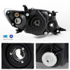 Fits 09-10 Toyota Corolla Black Headlights Lamp Replacement Left+Right 2009-2010