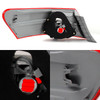 Fits 07-09 Toyota Camry Clear Headlights + Red Clear Tail Light Replacement Pair