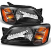 Fit 00-04 Subaru Legacy L 03-06 Baja Sport Model Black Headlights Replacement