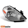 Fits 07-12 Versa Amber Chrome Clear Headlights Passenger/Right Side Replacement