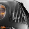 Fits 07-09 Sentra Black Bezel Headlights Lamps Replacement Left+Right 2007-2009