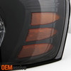 Fits 04-08 Pontiac Grand Prix Amber Black Bezel Headlights HeadLamps Replacement