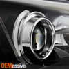 For 08-11 Impreza 12-14 WRX Projector Headlights + Light Bar Tail Combo Black