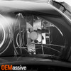 For 08-11 Impreza 12-14 WRX Projector Headlights + Light Bar Tail Combo Black