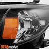For 08-11 Impreza 12-14 WRX Projector Headlights + Light Bar Tail Combo Black