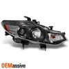 Fit 09-14 Murano Halogen Projector Chrome Passenger Side Headlight Replacement