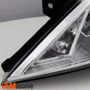 Fits 03-05 Murano Halogen Type Chrome Clear Headlights + Clear Fog Lights +Bulbs
