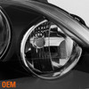 Fits 99-03 Lexus RX300 RX-300 Black Headlights Halogen Type Headlamps Left/Right
