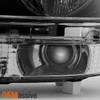 Fits 99-03 Lexus RX300 RX-300 Black Headlights Halogen Type Headlamps Left/Right